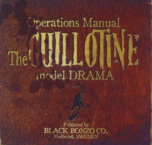 Black bonzo guillotine drama - bonzo,