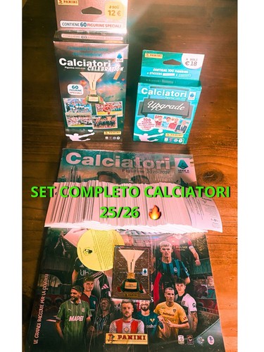 Set completo calciatori - set,