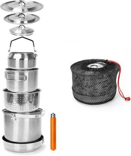 Set pentole campeggio - set,
