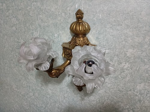 Coppia applique bronzo - applique,