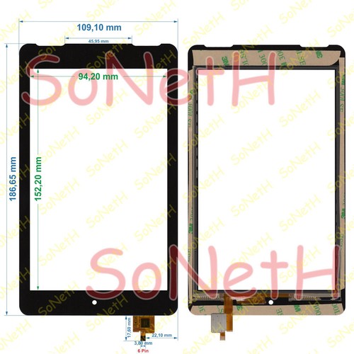 Vetro touch screen digitizer - touch,