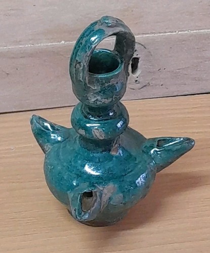 Rara antica lampada olio - antica,