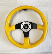 MOMO CORSE Yellow Steering Wheel TYP D35 KBA 70116 5-91 MADE IN ITALY volante