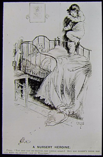 Glass magic lantern slide - magic,
