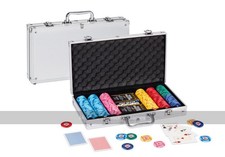 Dal Negro 300 chip Professional Texas Hold'em Poker Set in custodia di alluminio (UK)