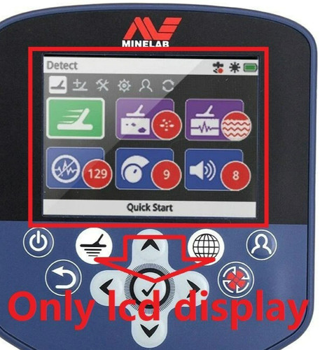 Nuovo lcd per minelab gpz - minelab,