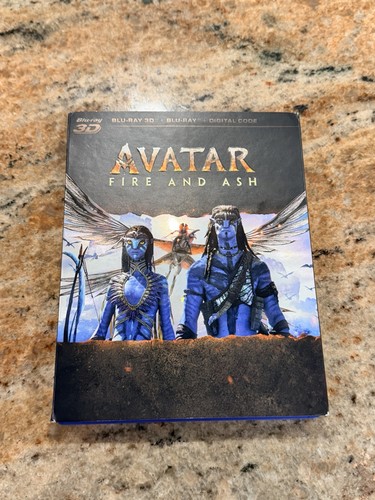 Avatar fire and ash - ash, blu-ray