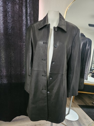 Trench cappotto pelle - trench,