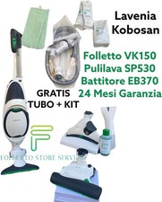FOLLETTO VK150 Completo Battitore Tappeti Materassi Lavapavimenti GRATIS TUBO
