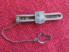 VECCHIO FERMA CRAVATTA IN ARGENTO PILOTA AERONAUTICA MILITARE 30° STORMO ANTISOM