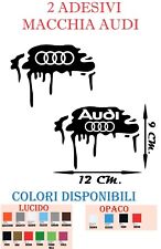 2 adesivi macchia LOGO AUDI A1