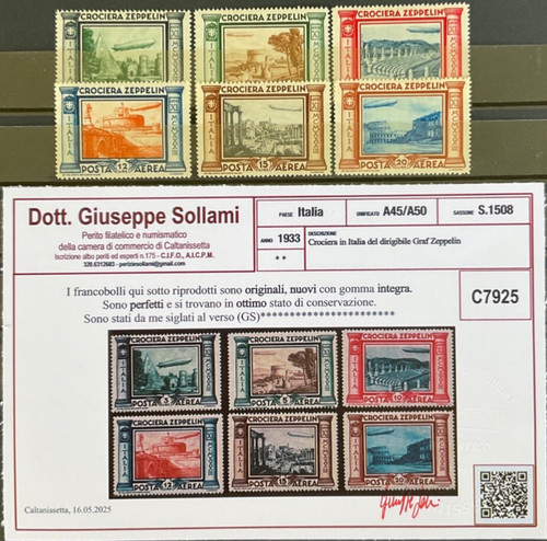 Regno 1933 posta aerea