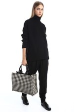 MAXMARA Maglione  Sweater Tunica Sz.M/L  Pura Lana Nero ho  Herno Luisa Spagnoli