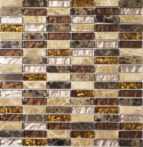 Mosaico vetro pietra - in,