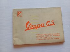 Piaggio Vespa GS VS 2-VS 3-VS 4-VS 5 catalogo ricambi originale