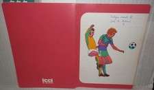 VECCHIO QUADERNO SCOLASTICO CALCIO CALCIATORI SPORT ICCI SOCCER SCUOLA RAGAZZI