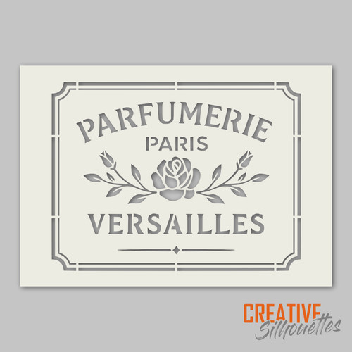 Stencil shabby chic - chic, francese