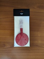 Etichetta bagaglio originale Mini BMW Luggage Tag Chili Red collezione regalo