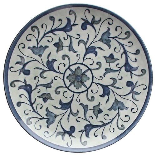 Piatto dessert coupe blue - piatto,