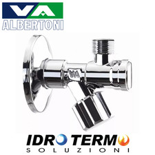 RUBINETTO FILTRO SOTTOLAVABO A VITONE 1/2 X 3/8 BAGNO/CUCINA ALBERTONI