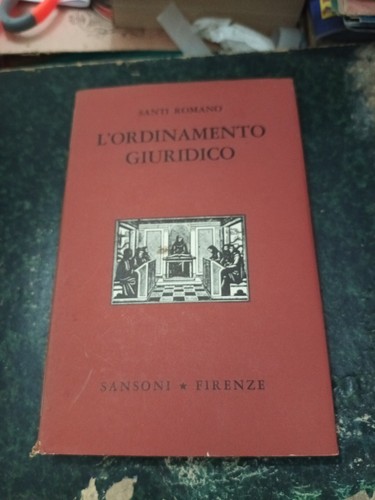 Santi romano ordinamento - romano, l'ordinamento