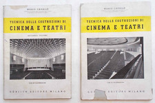 CAVALLE' Tecnica delle costruzioni di cinema e teatri. 1951 (In due volumi)