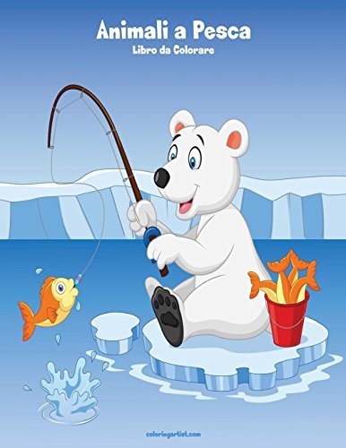 Animali pesca libro da - libro,