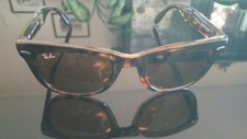 RAY-BAN RB4105 710  50-22  FOLDING WAYFARER BROWN - Occhiali da sole