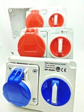 PRESA INDUSTRIALE INTERBLOCCATA INCASSO PARETE 220V 380V 380V+N IP44 