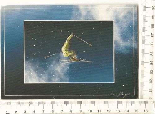 Cartolina epoca sci - cartolina, alpino