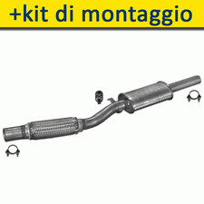 FIAT CINQUECENTO HATCHBACK 1.1 54HP 1994-1999 Silenziatore Marmitta Centrale+