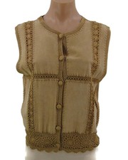 Gilet Scully scamosciato pizzo