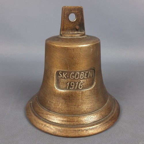 Antica campana bronzo - antica, nave