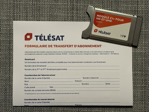 Télésat belgio cam 701 - ci+,