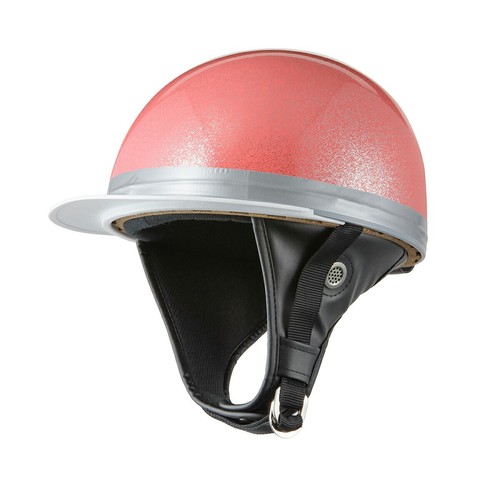 Casco moto bici - rosa, glitter