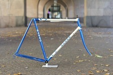 Telaio Basso Loto Columbus SLX / 57 cm / Bianco Blu Elettrico / #VELOWIZARD