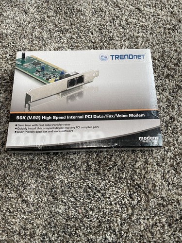 Trendnet tfm pciv92a modem pci - trendnet,