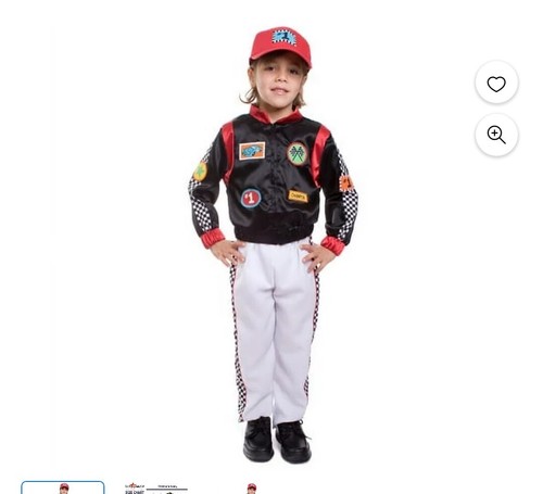 Costume pilota auto corsa - costume,