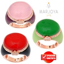 Anello con onice,quarzo