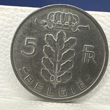 5 FRANCHI BELGIO 1949 COIN