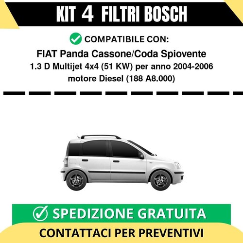 Kit filtri bosch fiat - filtri,