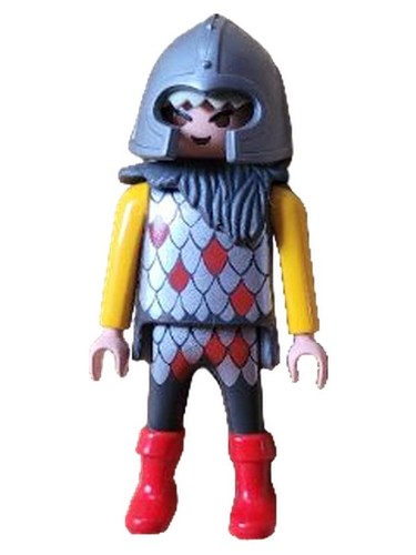 Playmobil cavaliere con elmo - con,