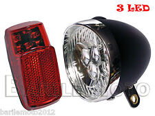 KIT Fanale Luce Anteriore Nero