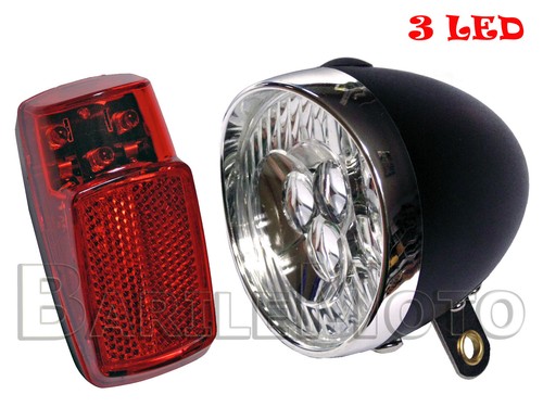 Kit fanale luce anteriore nero - fanale,