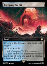 MTG CREEPING TAR PIT 486 FOIL