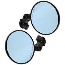 Coppia Specchietti Far Flexi Fascetta Omologati Moto Da Manubrio
