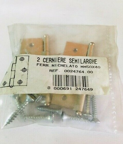 Cerniere semilarghe 50x40 - 2, mm