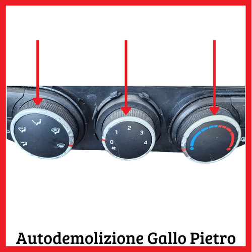 Manopole comando clima manuale