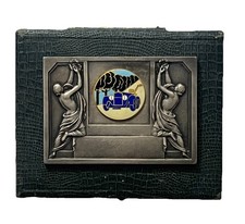 1932 Parigi Raffaello Donna Rally Art Decò Argento Targa Automobile Bugatti.