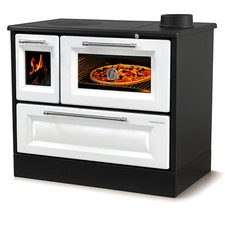 Stufa a legna con vano cottura